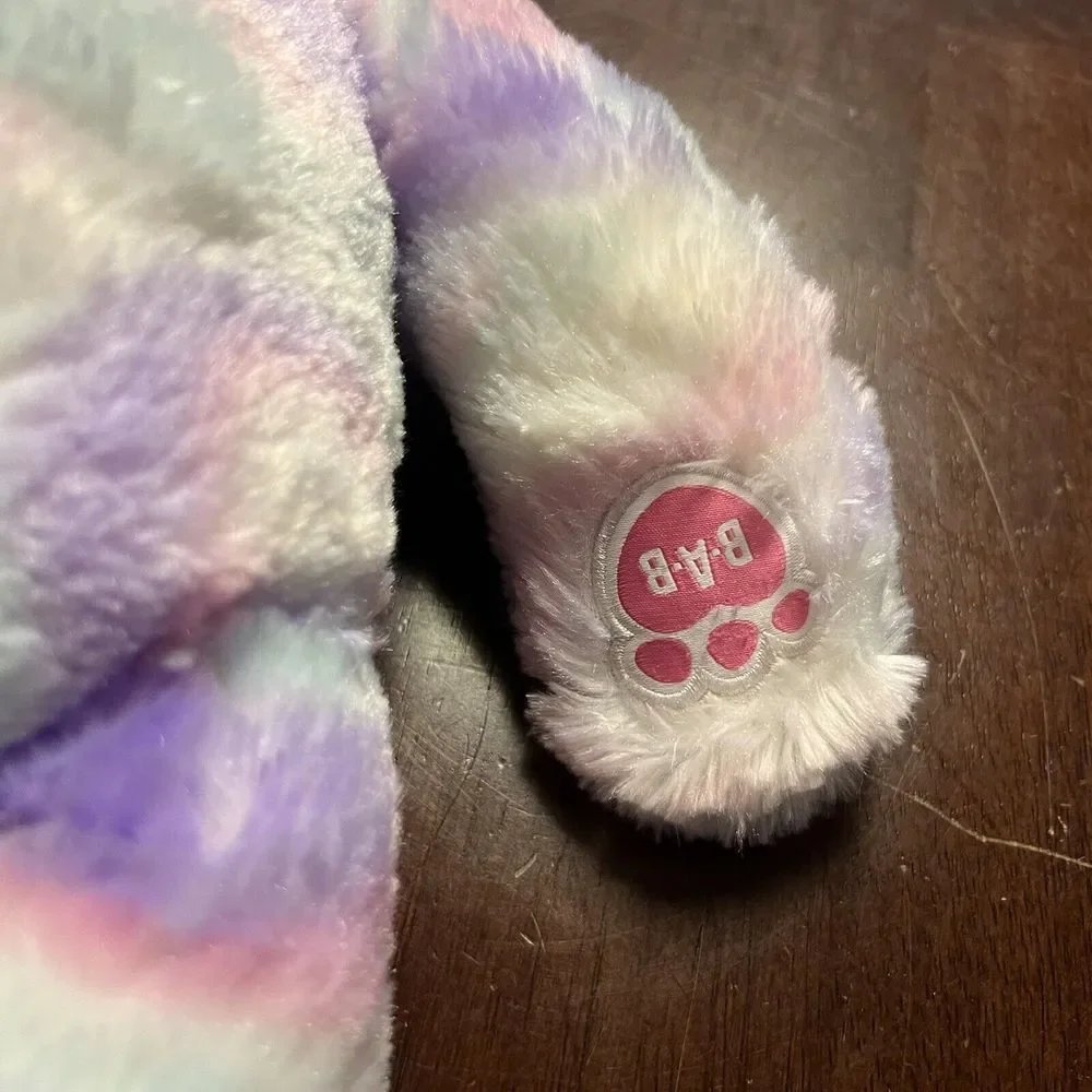 Build A Bear Plush Pastel Swirl Tie-Dye‎ Kitty Cat 17